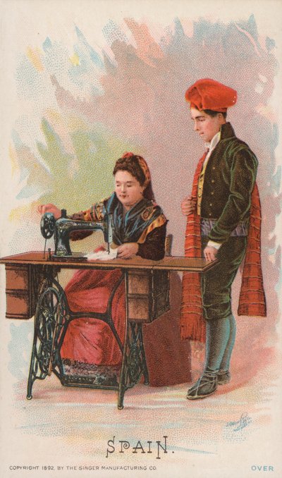 Sewing Machine, Spain by American School